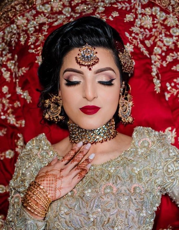 Pakistani bridal makeup by Urooj in Dubai